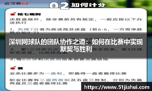 深圳网球队的团队协作之道：如何在比赛中实现默契与胜利